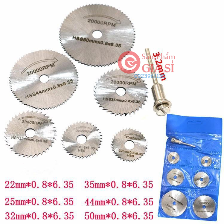 Bộ 6 lưỡi cưa hợp kim cao cấp ❤️freeship❤️