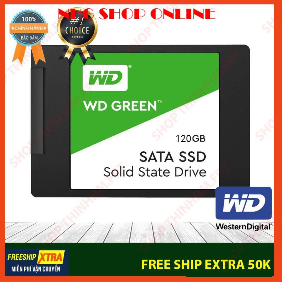 Ổ Cứng SSD WD Green 120GB 3D NAND - WDS120G2G0A