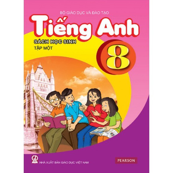 Sách - Tiếng anh lớp 8 - trọn bộ 4 quyển (không kèm đĩa và mã học)