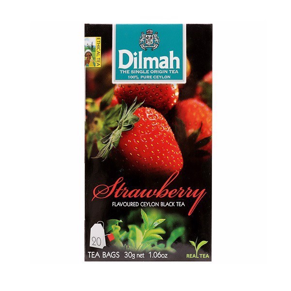 Trà Dilmah Dâu - Strawberry 20 túi x 1.5 gram - TDM012