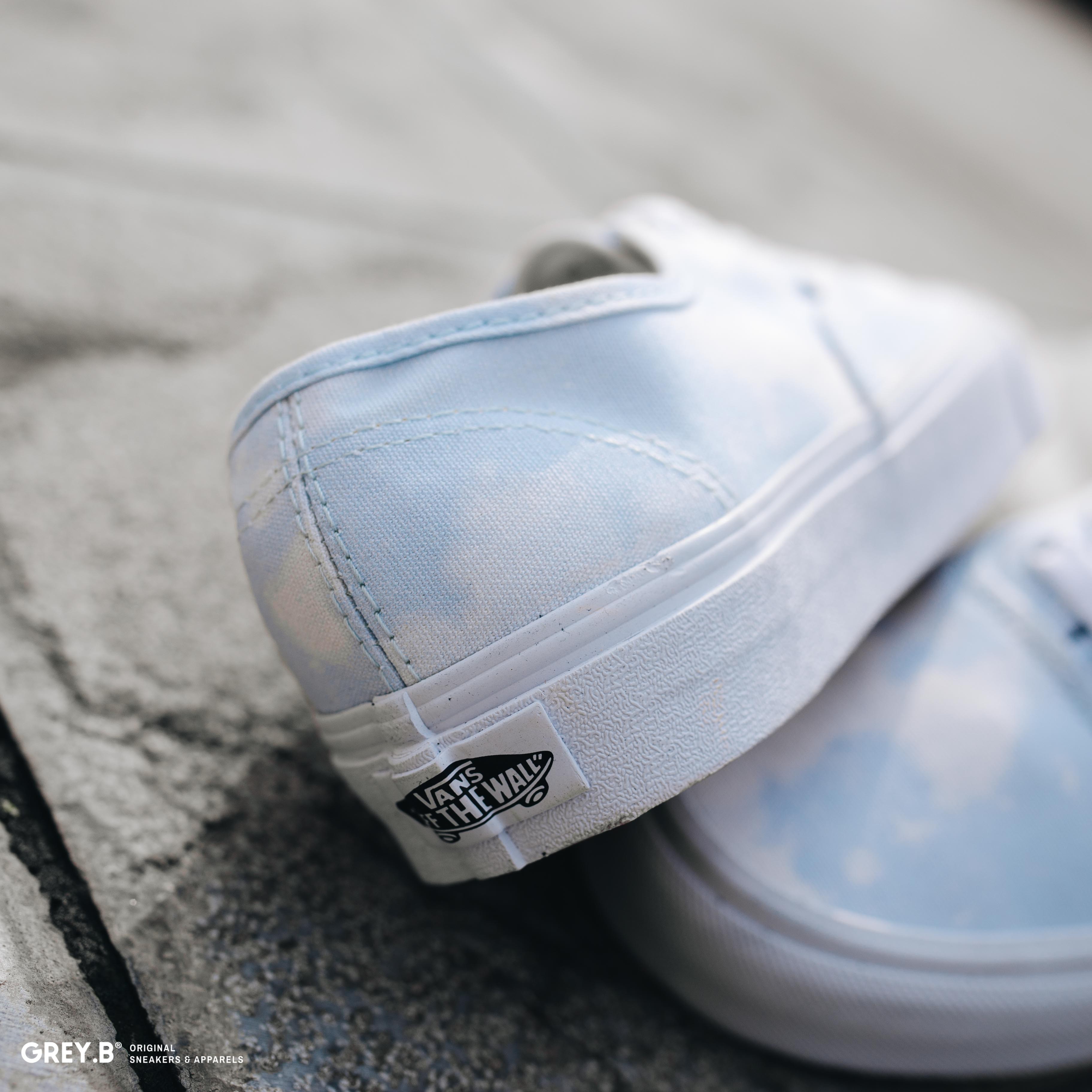 Giày Sneakers Vans Authentic Tiedie Màu Xanh Nhạt