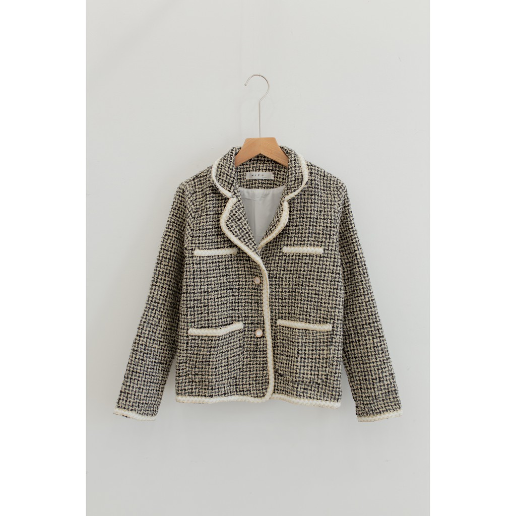 [ Miều ] Áo khoác vải tweed Jenger Jacket