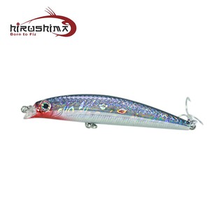 Mồi câu Hirushima Minnow 9X chuyên câu cá chẽm, vượt