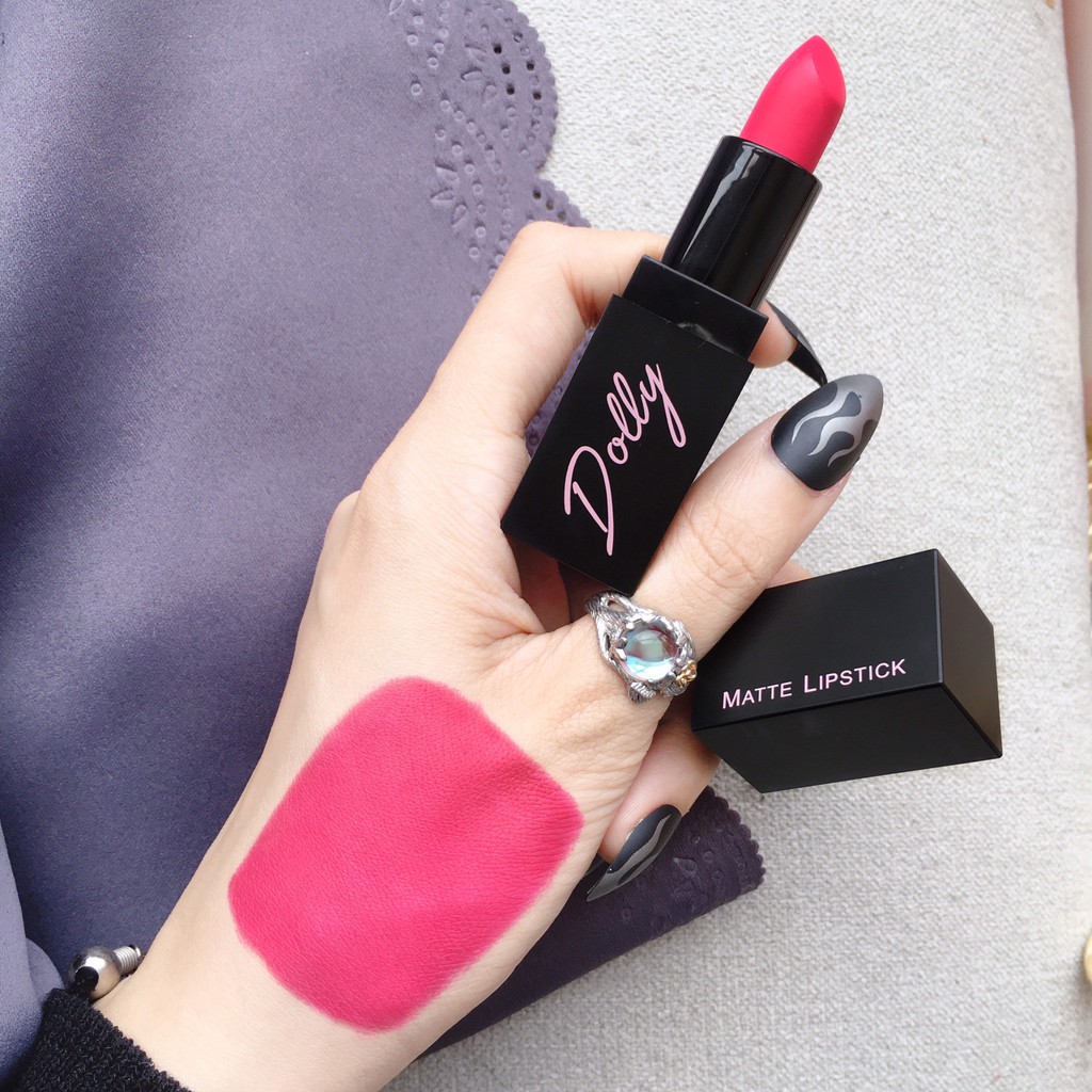 Son Môi DOLLY MATTE LIPSTICK Màu Hồng Babe Mềm Mịn Lâu Trôi 3.5g | BigBuy360 - bigbuy360.vn