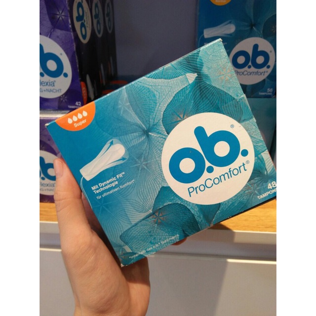 Tampon ob procomfort super 48 - băng vệ sinh dạng ống nút của Đức