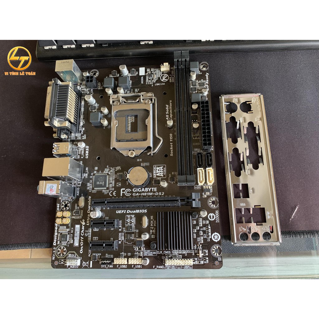 Mainboard GIGABYTE H81-DS2 Ver 3.0 Socket 1150 - Hàng máy lạnh đẹp keng