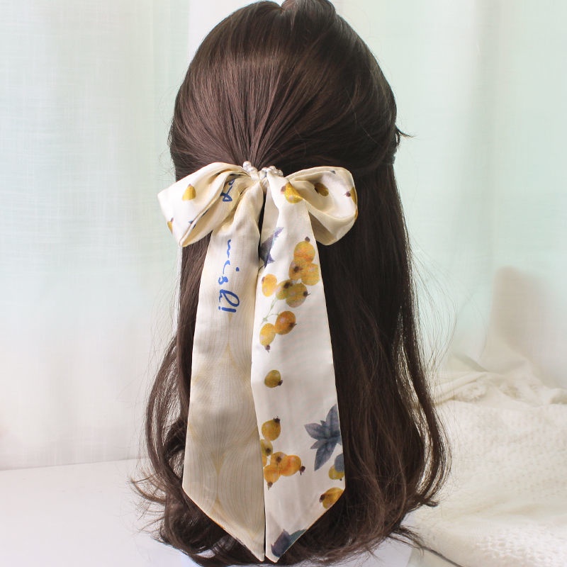 Dây Buộc Tóc Cao Su Ruy Băng Thời Trang Mới 2022