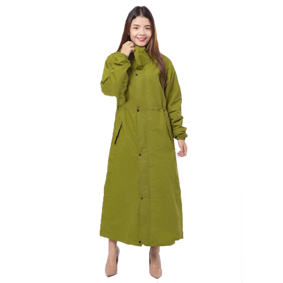 Áo mưa măng tô chống thấm nước mưa hai lớp vải Hàn giá siêu HOT