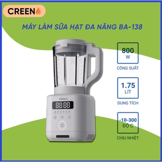 MÁY LÀM SỮA HẠT NẤU CHÁO ĐA NĂNG 8 IN 1 NINESHIELD KB-503 VÀ CREEN BA-138