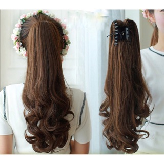 Tóc giả Ngoặm xoăn đuôi 50cm
