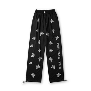 QUẦN ỐNG SUÔNG DÀI KIST BUTTERFLY ĐEN [KILL SYSTEM]