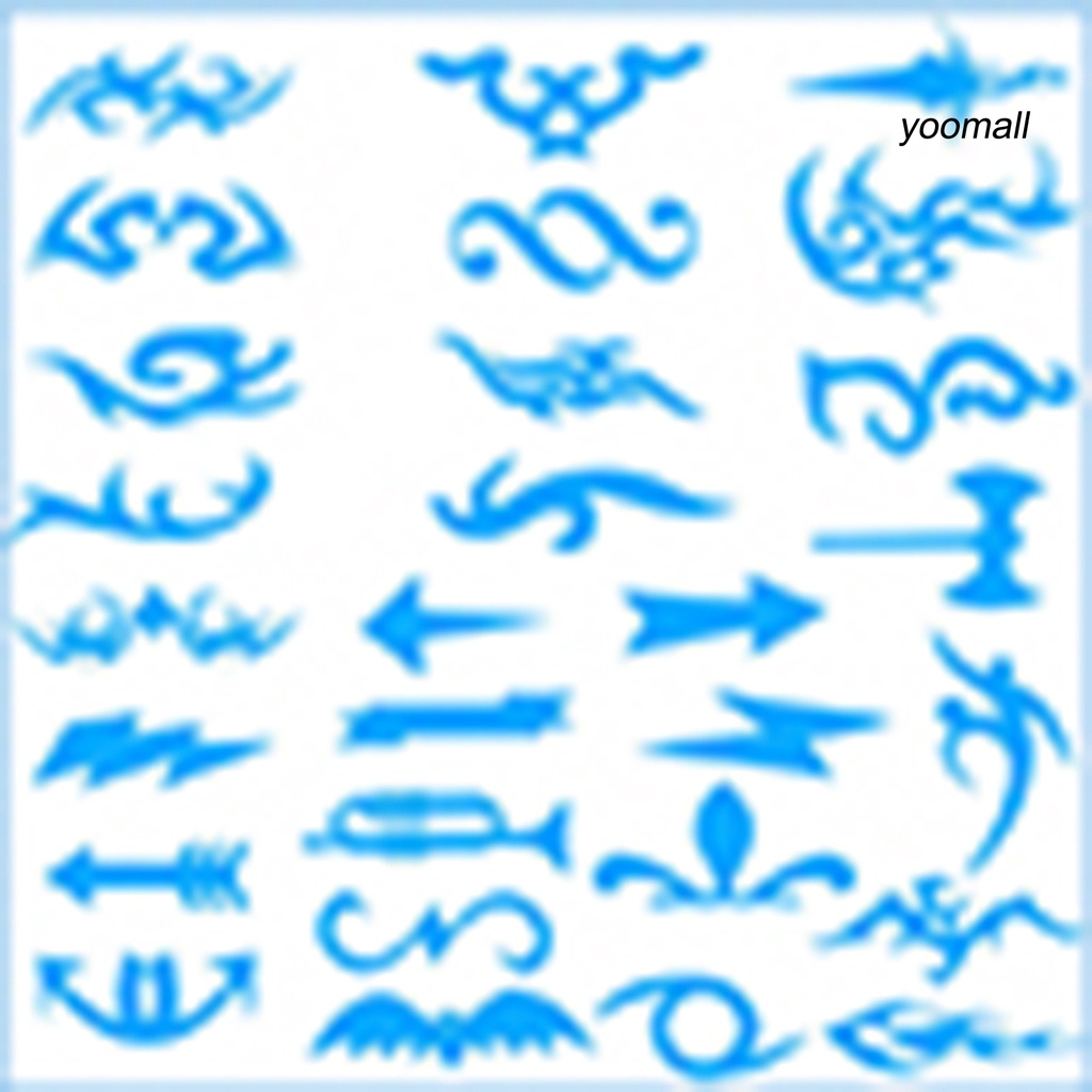 [Hàng mới về] Khuôn nhựa cắt tạo kiểu tóc tái sử dụng được tiện lợi