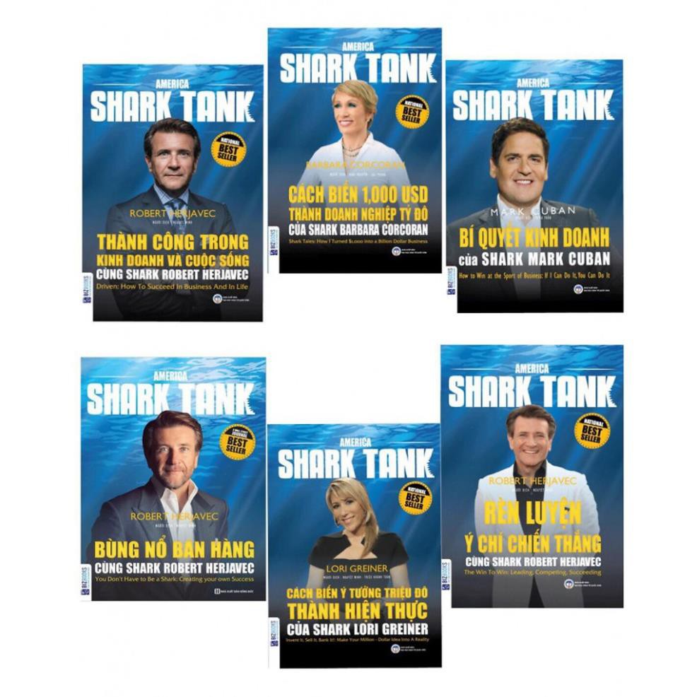 Sách -Combo 6 Cuốn  America Shark Tank