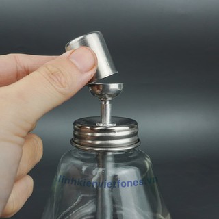 Lọ đựng cồn / acetone bình thủy tinh (180ml)