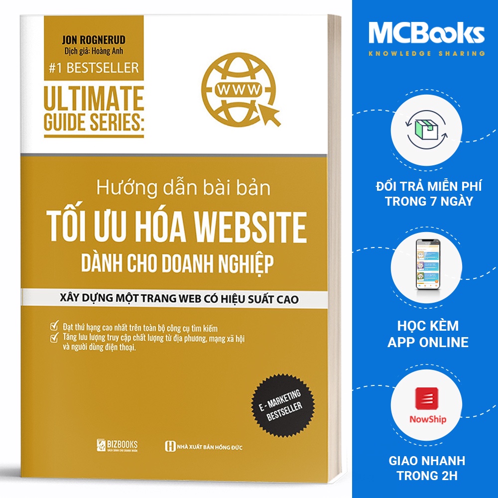 Sách - Hướng dẫn bài bản tối ưu hóa Website dành cho doanh nghiệp