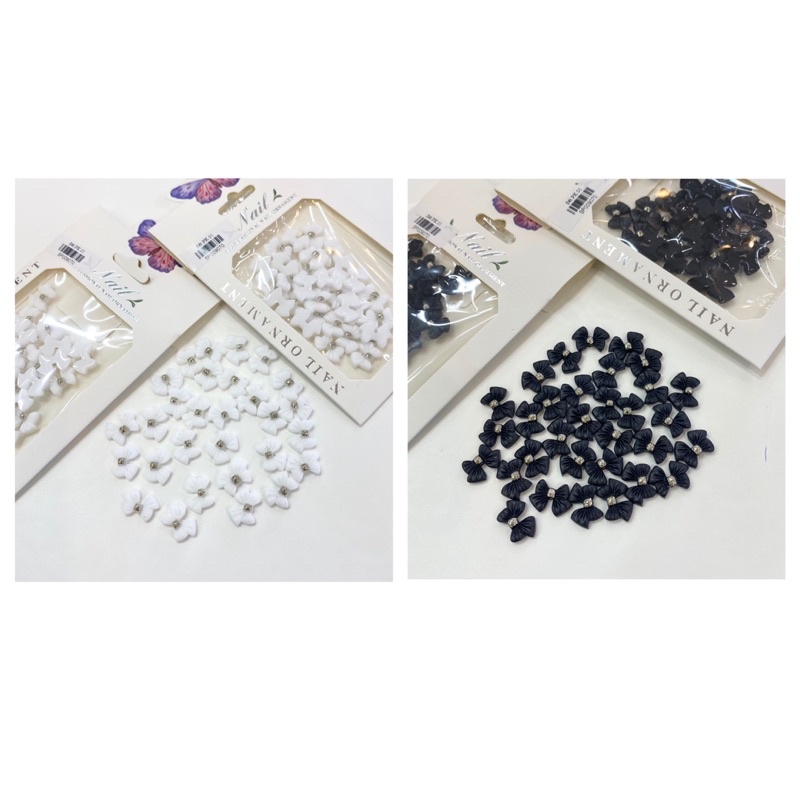 Set charm nơ trang trí móng - Nơ giả bột đính móng rẻ đẹp ( IB CHỌN MÀU )