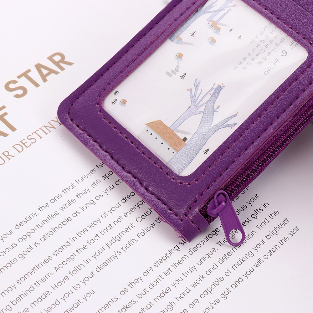 Bao da đựng thẻ nhiều màu sắc