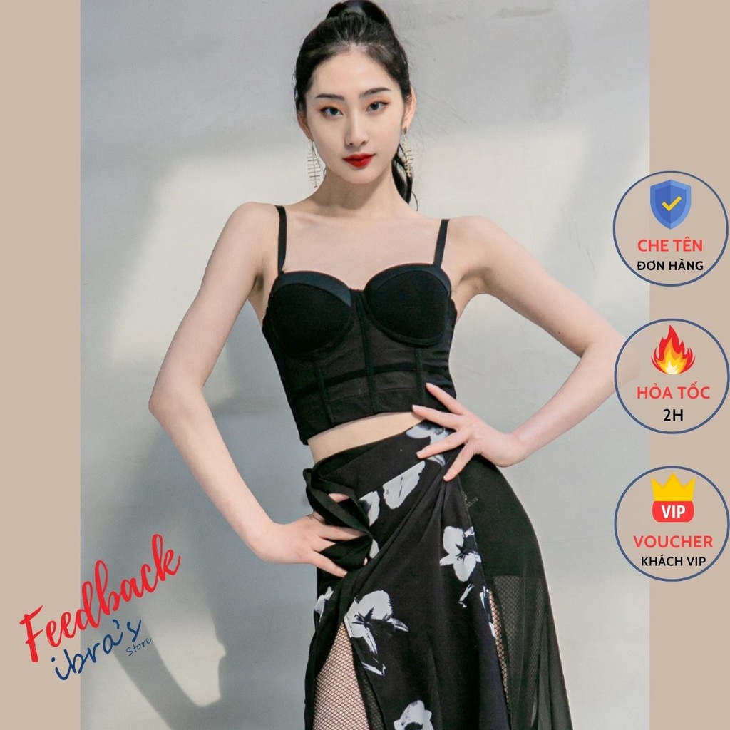Áo Ngực Không Dây Nâng Ngực iBRA Tạo Khe Sexy cúp ngực Có Gọng Sườn Chống Tụt, Áo Lót Không Dây Chống Chảy Xệ BR2