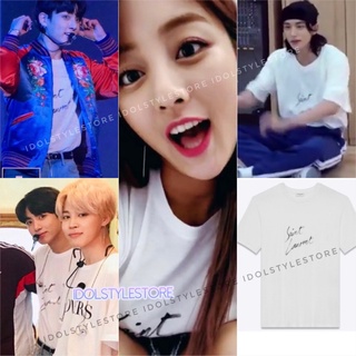 Áo phông của Jungkook BTS , Hyunjin Straykids , Ji hyo Twice