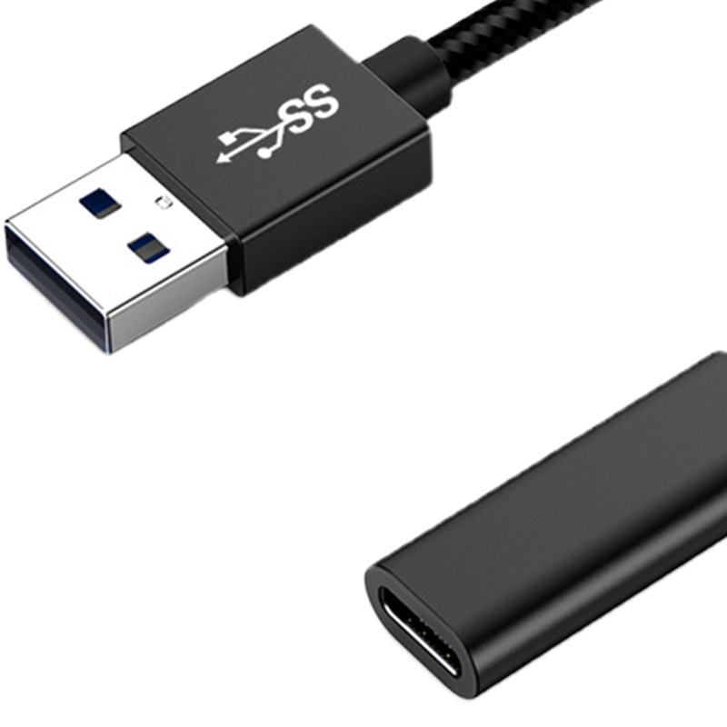 Cáp Sạc zzz 15cm Hai Trong Một Cổng Type C Sang Cổng USB 3.0 Cho Điện Thoại Và Máy Tính