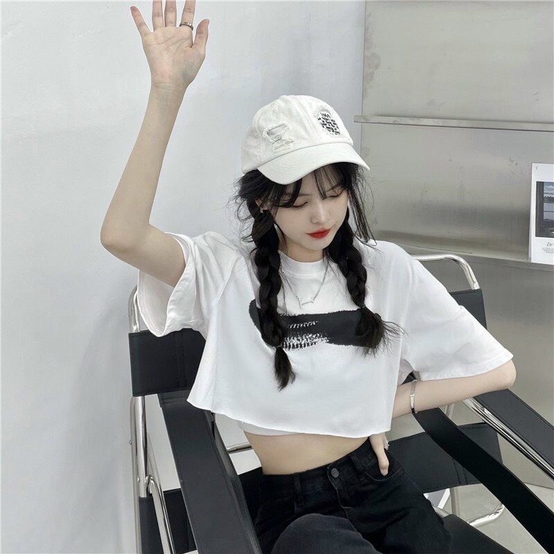 Áo croptop nữ trẻ trung, dễ thương croptop giá rẻ 447