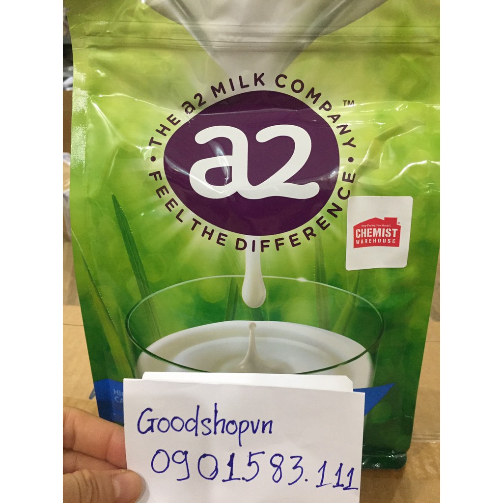 (8/2023) Sữa A2 Úc- Sữa Tươi Nguyên Kem Dạng Bột Gói 1kg