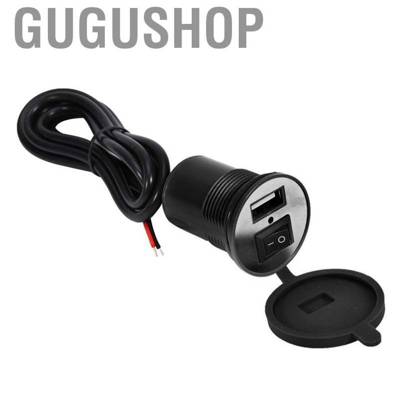 Giá Đỡ Điện Thoại Chống Nước Có Cổng Sạc Usb Gắn Tay Cầm Xe Máy