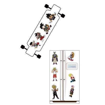 Bộ 50 miếng dán trang trí điện thoại/ guitar