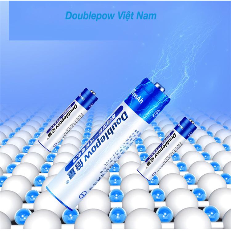 Pin Sạc AA AAA Doublepow dùng cho micro không dây, đồng hồ, đồ chơi, chuột máy tính, máy đo huyết áp, remote