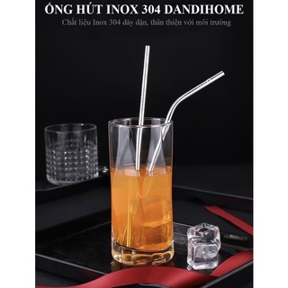 Bộ ống hút inox 3 món