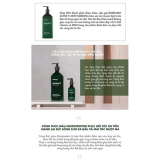 DẦU GỘI GIẢM RỤNG TÓC AROMATICA ROSEMARY ACTIVE