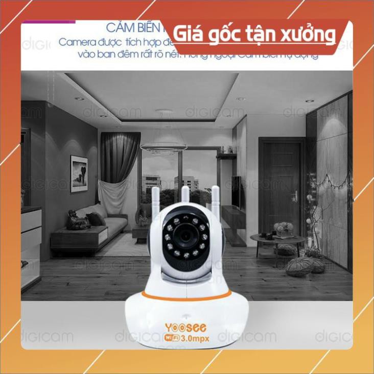 [FreeShip - Bán sỉ] Camera IP YooSee 3.0mpx - Ultra HD 2K Siêu nét Bảo hành 12 tháng | BigBuy360 - bigbuy360.vn