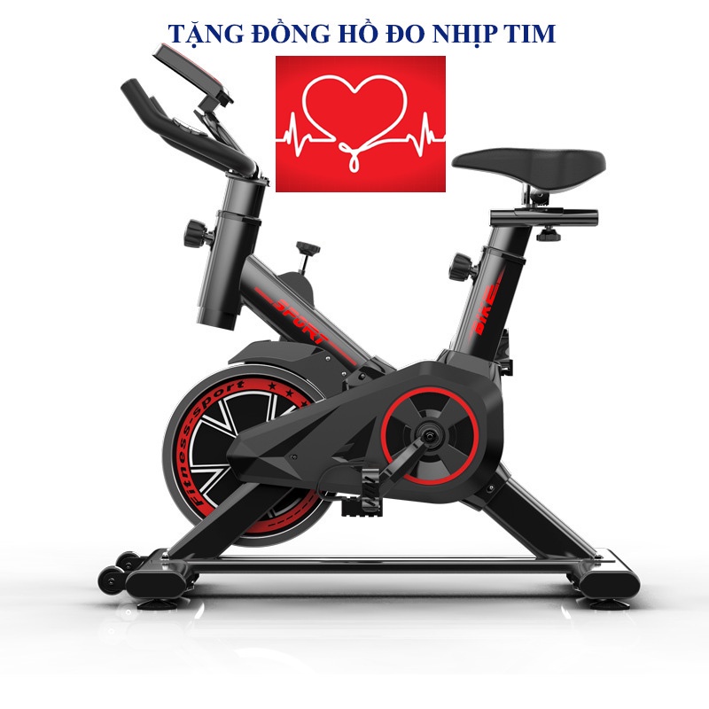 Xe đạp tập thể dục tại nhà có đo nhịp tim, xe đạp thể thao Sport bike X7