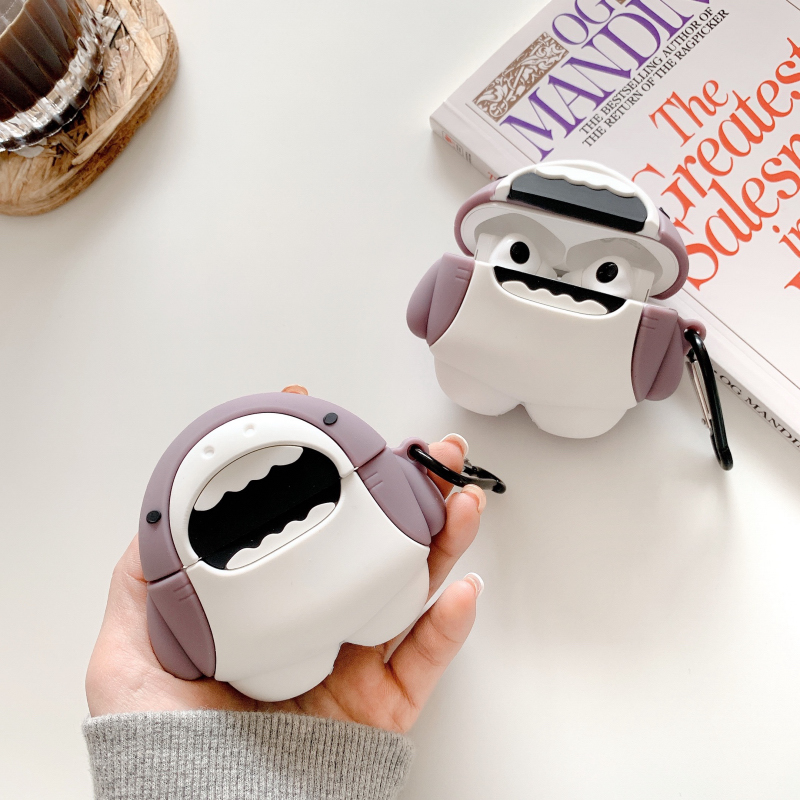 freebuds 4i Sáng tạo Mới HUAWEI FreeBuds protective case FreeBuds PRO Bluetooth headset protective case shark Drop resistance, personality