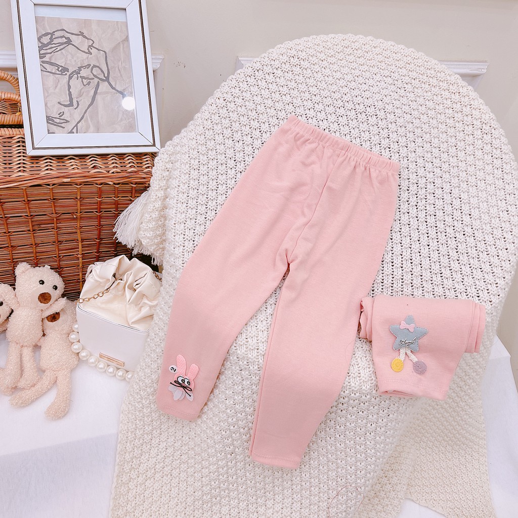 Quần leggings cho bé chất cotton chuẩn vải loại 1 mềm mại siêu đẹp (18-30kg) - BABkids