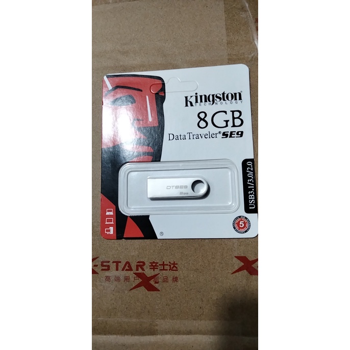 Usb Kingston 8gb vỏ kim loại, thiết kế nhỏ gọn chống nước - hàng nhập khẩu