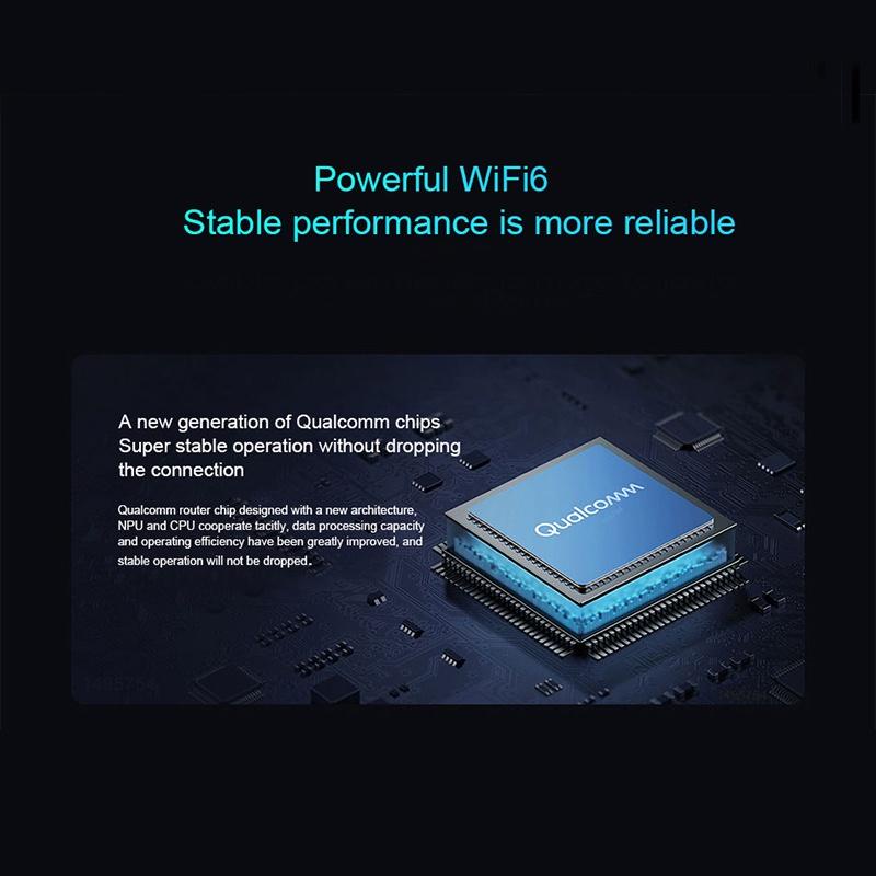 Bộ phát Wifi Router Xiaomi AX3000 RA82 Mesh Routers Wifi6 2.4G 5.0 GHz Full Gigabit 5G - Minh Tín Shop