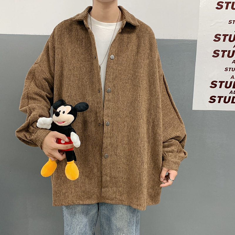 Áo Khoác Sơ Mi Vải Cotton Lông Cừu Thời Trang Xuân Thu | BigBuy360 - bigbuy360.vn