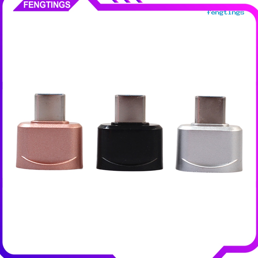 Đầu Chuyển Đổi Type-C Đực Sang USB 2.0 Cái OTG Mini Cho Điện Thoại/Máy Tính Bảng
