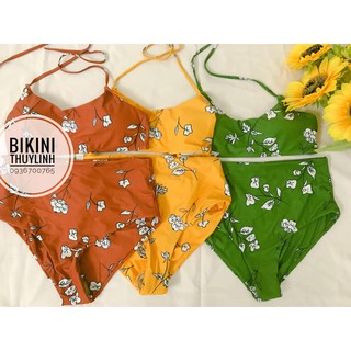 Set bikini hoa 2 dây