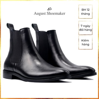 Giày công sở Chelsea boots Classic August AG1D da bò nhập khẩu