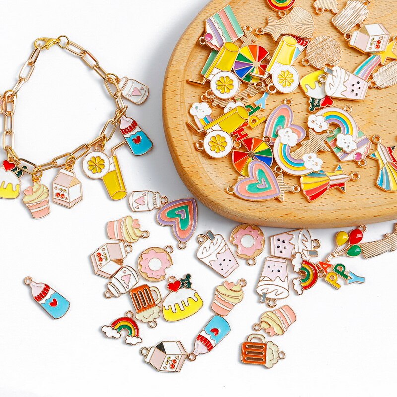 Mặt vòng cổ tráng men dành cho làm trang sức DIY