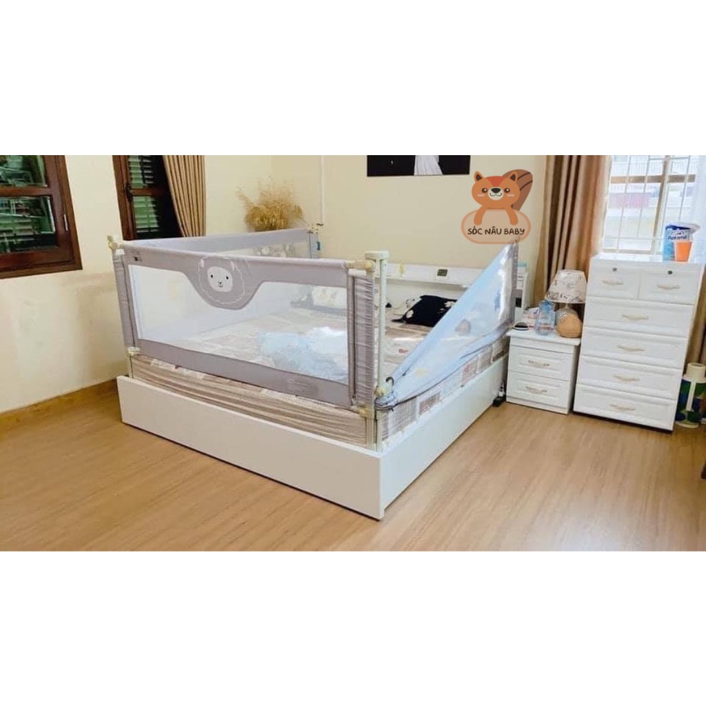 Thanh chắn giường Umoo bản nâng cấp chính hãng, m6/m8/2m/2m2, bảo hành 24 tháng