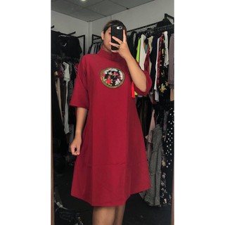 ĐẦM ĐỎ TK LOGO TẾT- HÌNH SHOP TỰ CHỤP