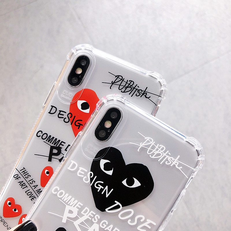 Ốp Điện Thoại Mềm Trong Suốt Họa Tiết Trái Tim Xinh Xắn Cho Iphone 6 7 P 8 Ix Xs Max Xr | BigBuy360 - bigbuy360.vn