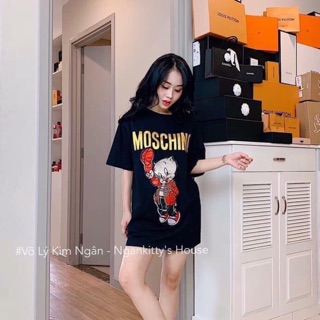 Áo moschino in chất đẹp