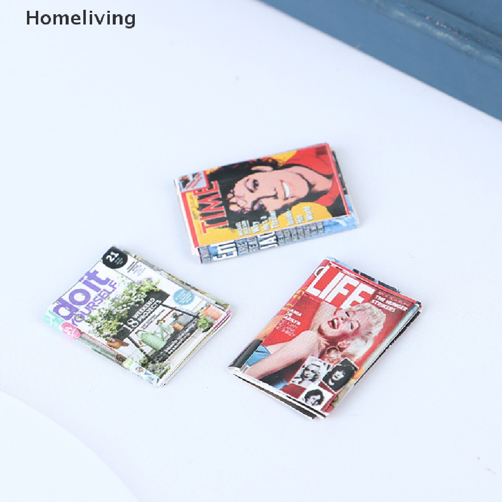 Set 12 Mô Hình Quyển Sách Truyện Tranh Trang Trí Nhà Búp Bê