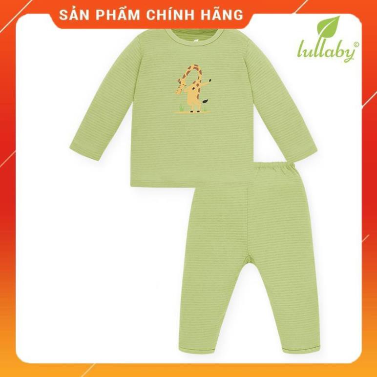 Xả hàng - Bộ quần áo cài vai dài tay Lullaby cho bé [ Thời trang- chính hãng Lullaby Store]