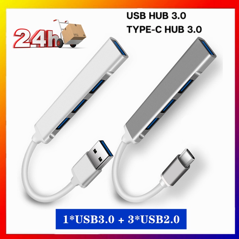 Hub chuyển đổi USB Type C sang Usb 3.0 tốc độ cao 4 trong 1