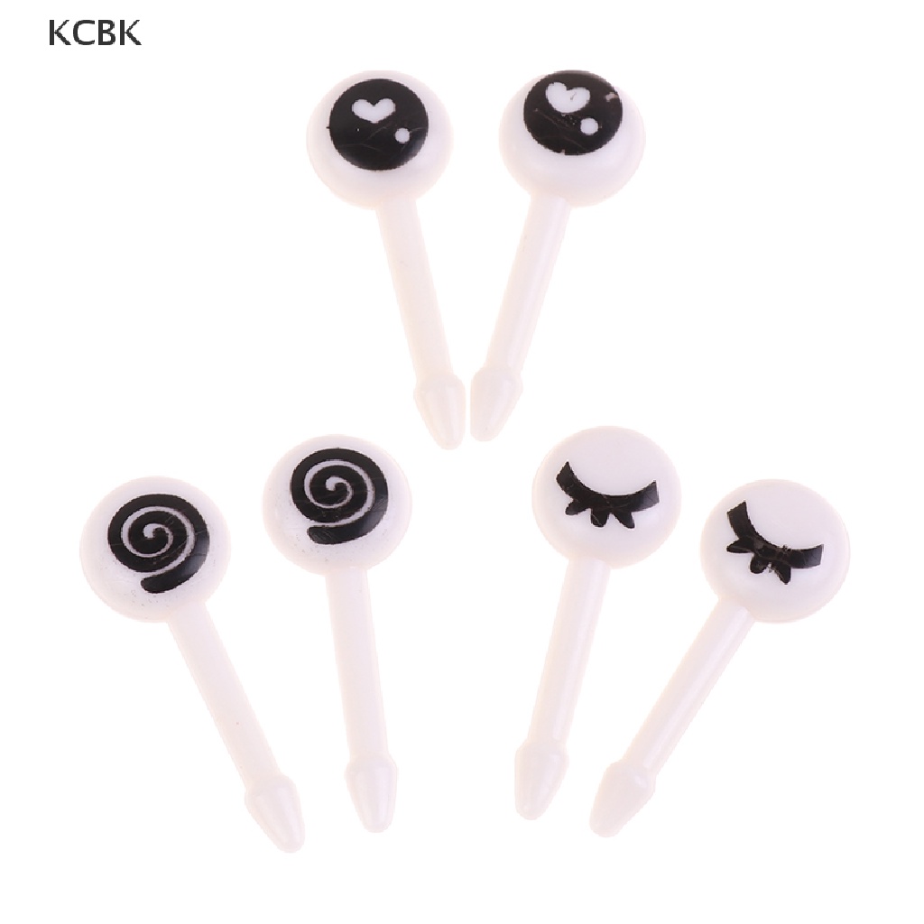 Bộ 10 Nĩa Ăn Mini Hình Đôi Mắt Dễ Thương